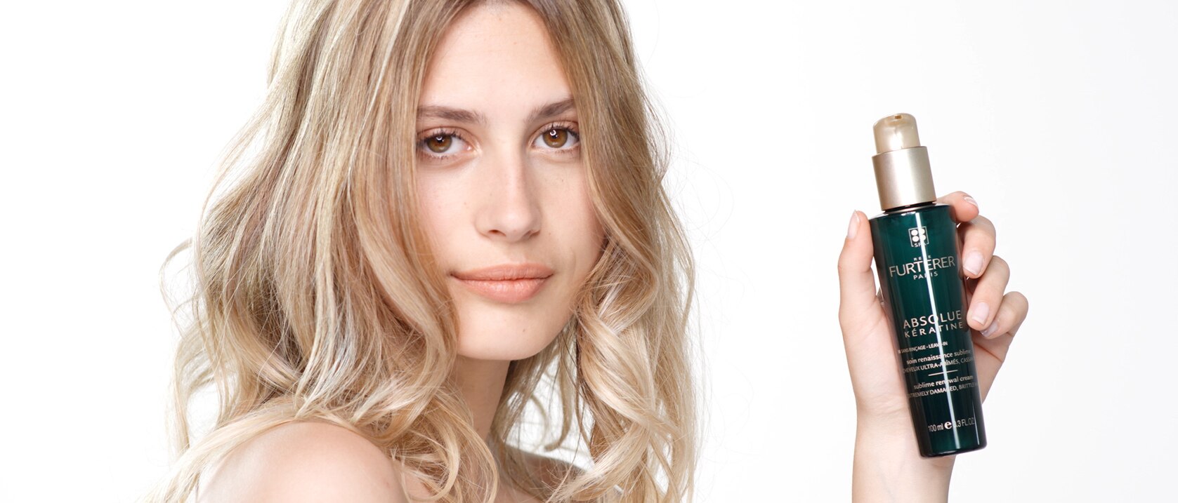 ABSOLUE KERATINE Sublime renewal leave-in cream application video | René Furterer ABSOLUE KERATINE Sublime renewal leave-in cream application video | René Furterer